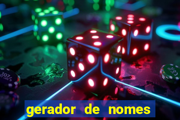 gerador de nomes para jogos